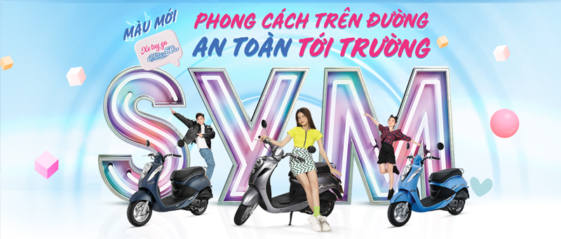 Xe gas SYM  50cc Hải Phòng